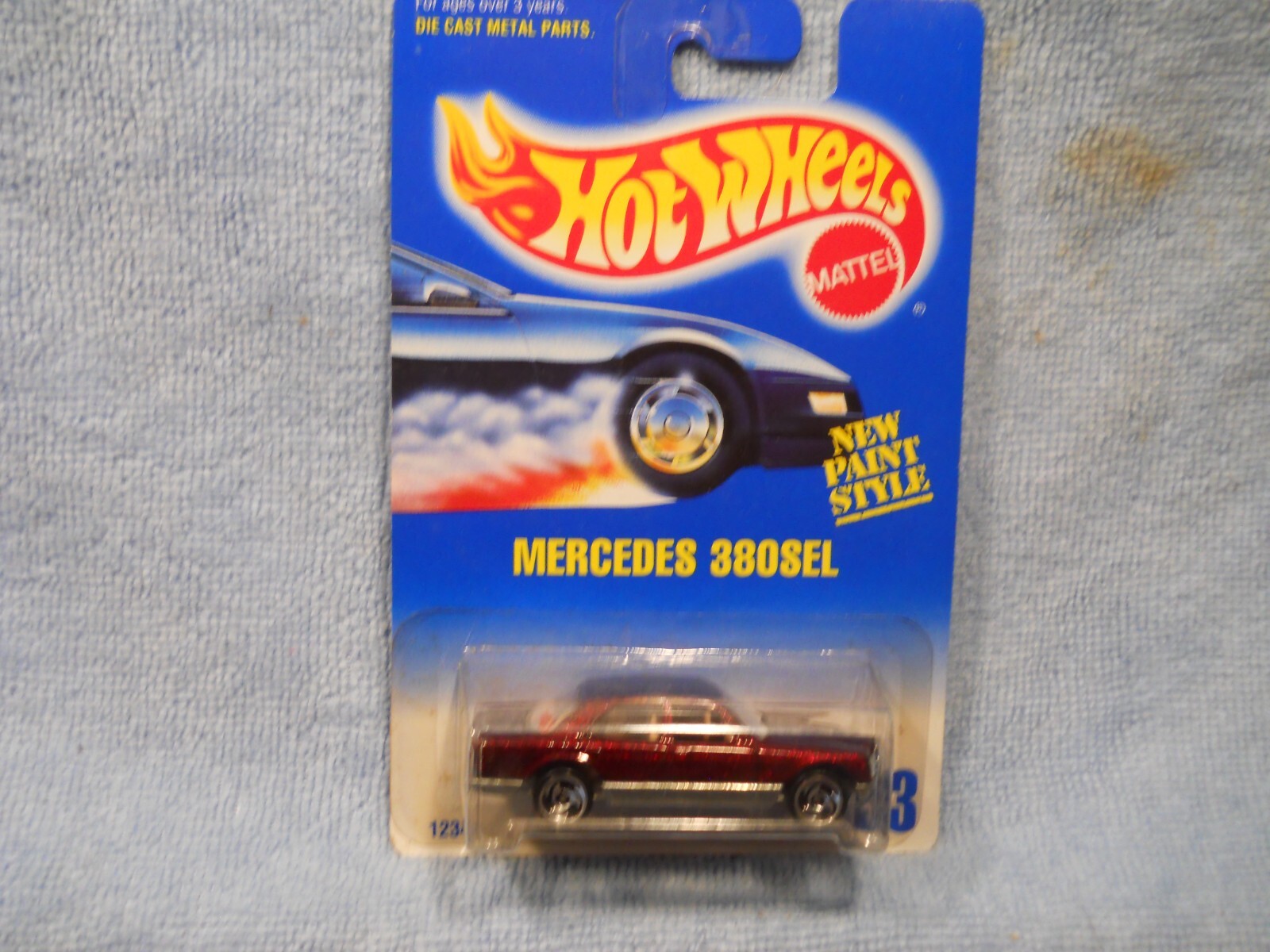 旭玩具【メルセデス ベンツ300SLR黄】ブリキtin toy car自動車箱付
