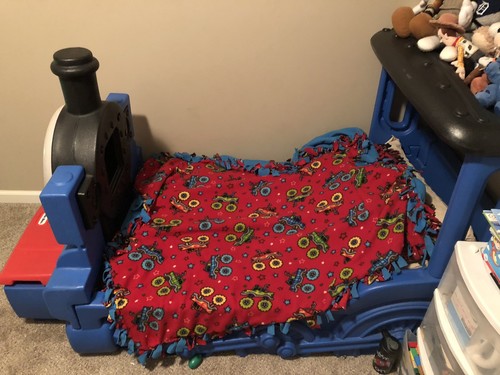 Thomas The Train Tank Engine Little Tikes Bed Frame Boys Toddler with Storage