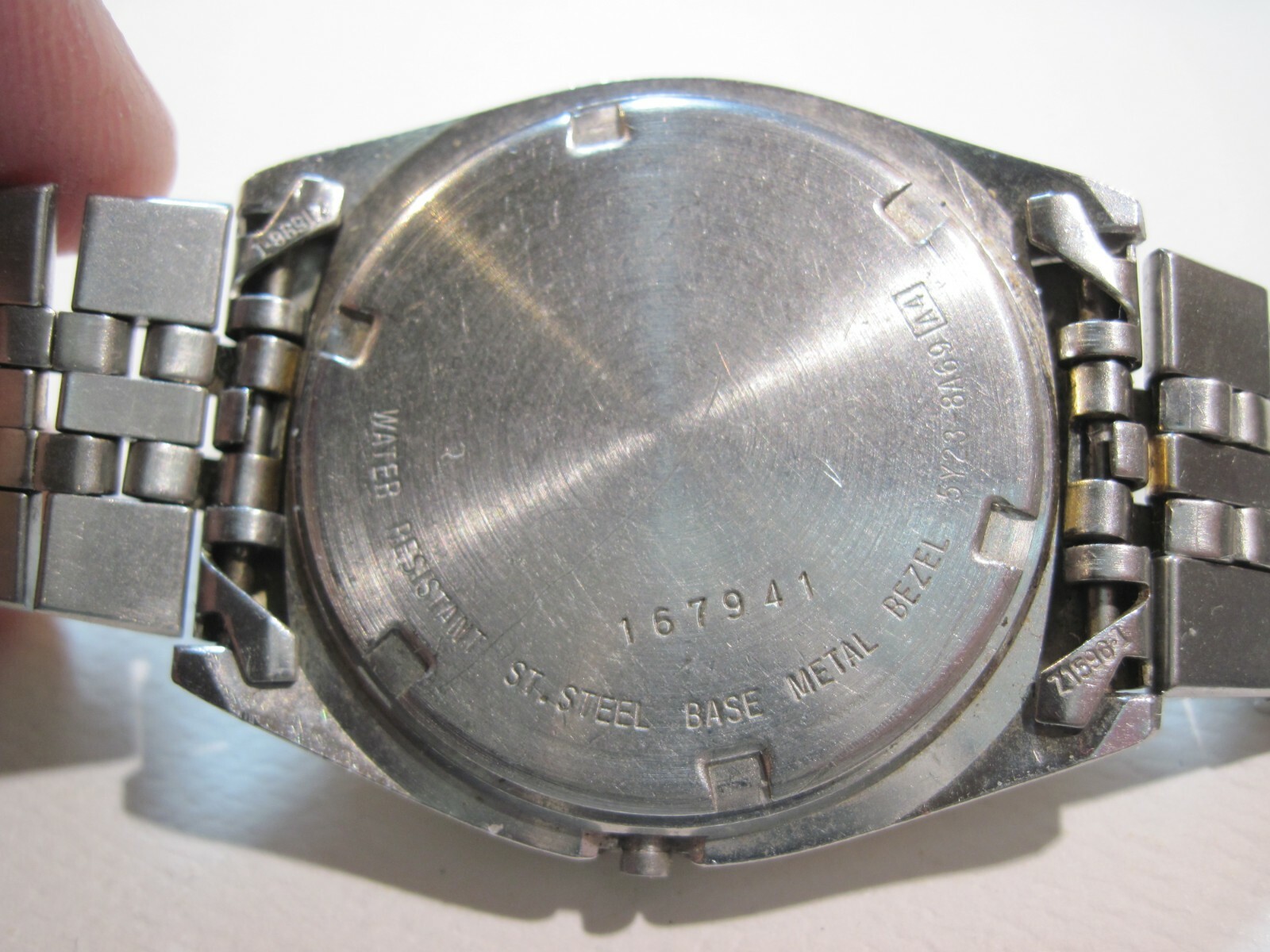 Seiko 5Y23 - 8A69 Watch Case and Stainless Band Parts.