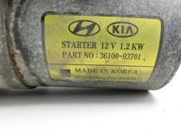 Hyundai I 30 GD 15-17 CRDi 1,6 81KW Anlasser Starter Hyundai I 30 GD 15-17 30.10.2015 36100-03701 gebraucht Vorschau 5
