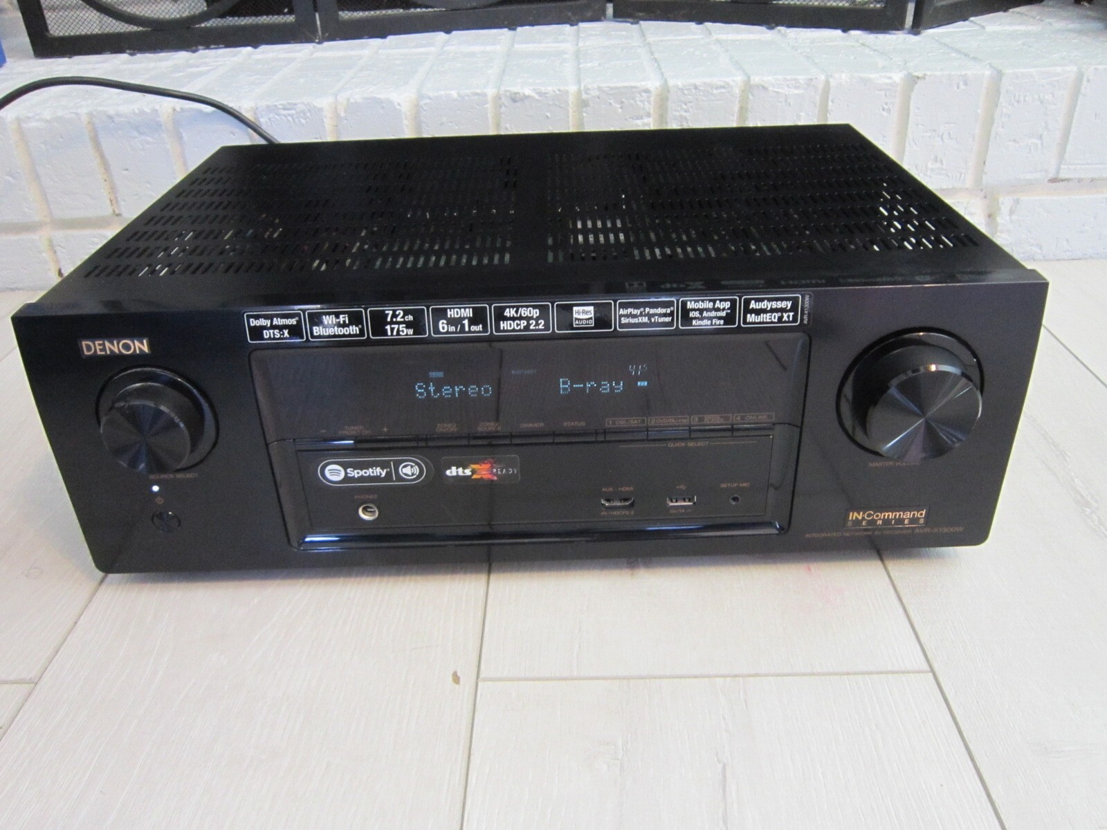 DENON AVR-X1300W 7.2 CHANNEL AUDIO/VIDEO RECEIVER | eBay DENON AVR-X1300W 7.2 CHANNEL AUDIO/VIDEO RECEIVER | eBay
