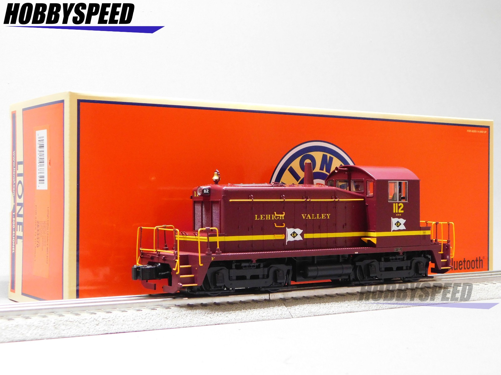 LIONEL BTO LEHIGH VALLEY LEGACY SW1 DIESEL ENGINE LOCOMOTIVE