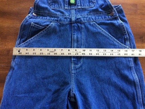 JOHN DEERE DENIM OVERALLS YOUTH (BOYS) SIZE 16 R