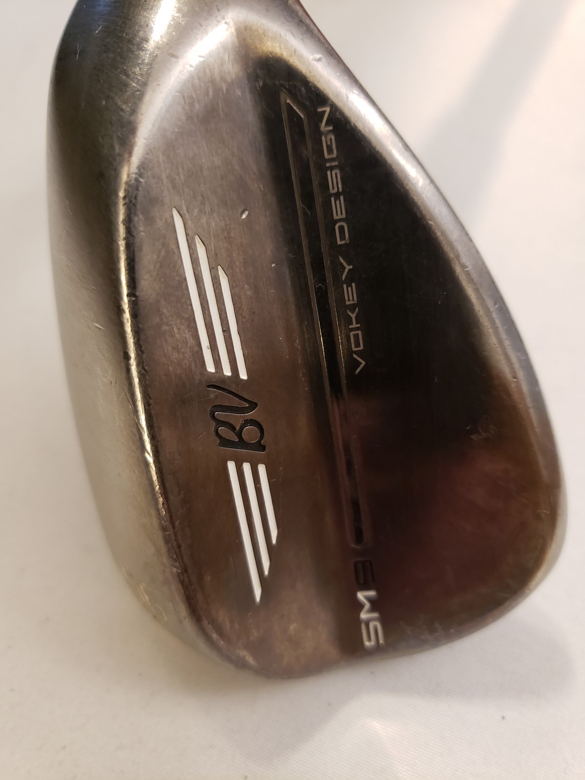 Used Titleist Vokey SM8 - Sandwedge 56* - 14* B - F Grind - Brushed Steel - RH