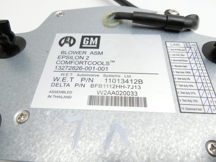 Opel Insignia A G09 08-13 Gebläsemotor Lüftermotor ASM Blower für Sitzlüftung Links Vorne Pos.2 Opel Insignia A G09... Vorschau 4