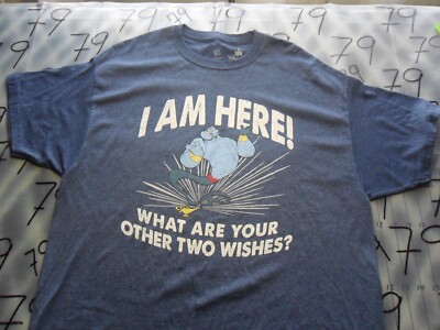 XL Aladdin￼  I am here what are your other two wishes￼T Shirt