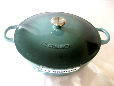 LE CREUSET Marmite #26 Ocean 4.5 Quart Traditional Soup Pot Cast Iron