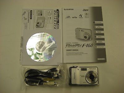 【動作確認済み】「FinePix F460」FUJIFILM　デジタルカメラ Fujifilm FinePix F460 5.1 MP Digital Camera - Silver