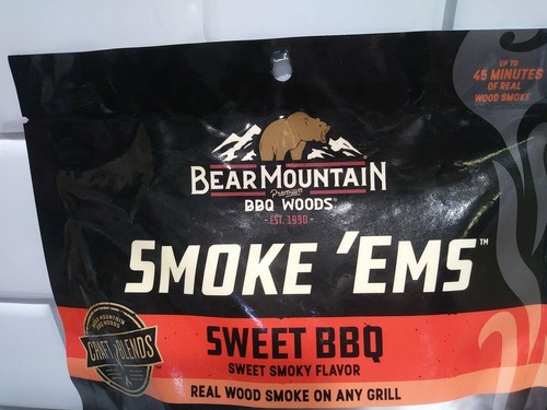 Bear Mountain Sweet BBQ Smoke 'Ems Sweet Smoky Flavor on any Grill Ships Free!