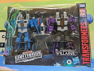 Transformers Earthrise Voyager Skywarp and Thundercracker