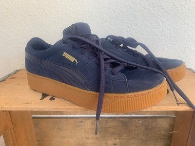puma vikky platform peacoat