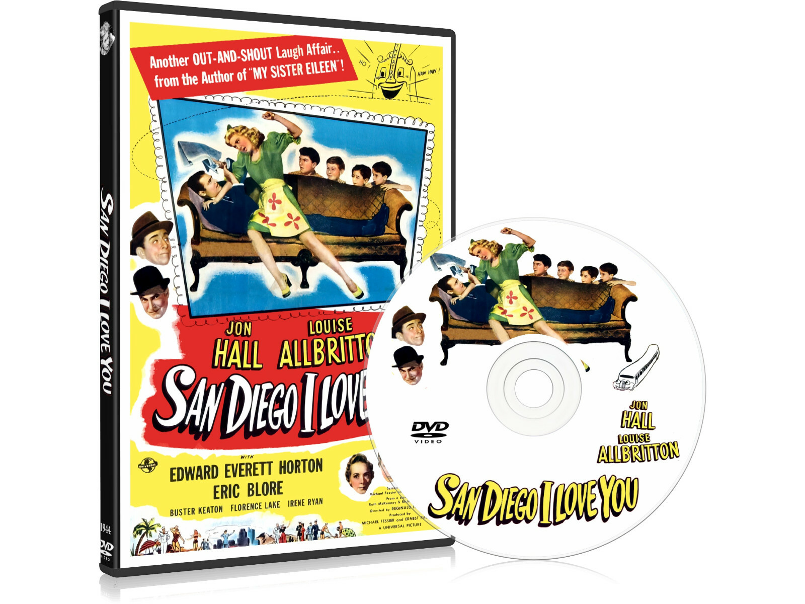 San Diego I Love You (1944) Adventure, Comedy, Romance DVD