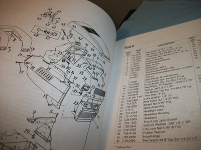MTD HYDROSTATIC LAWN TRACTOR MODEL690-699 