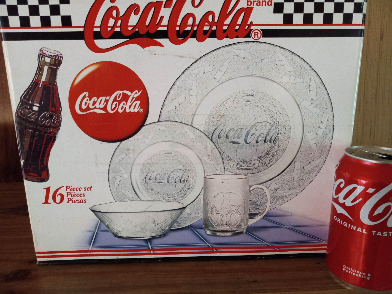 美品　Coca Cola Ceramic set コカコーラ 食器セット 陶器製 美品 Coca Cola Ceramic set コカコーラ 食器セット 陶器製