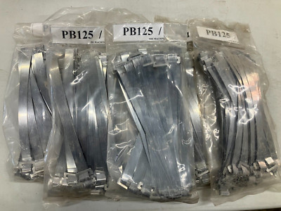 (LOT OF 300) Nvent Raychem PB125 Stainless Steel Pipe Strap