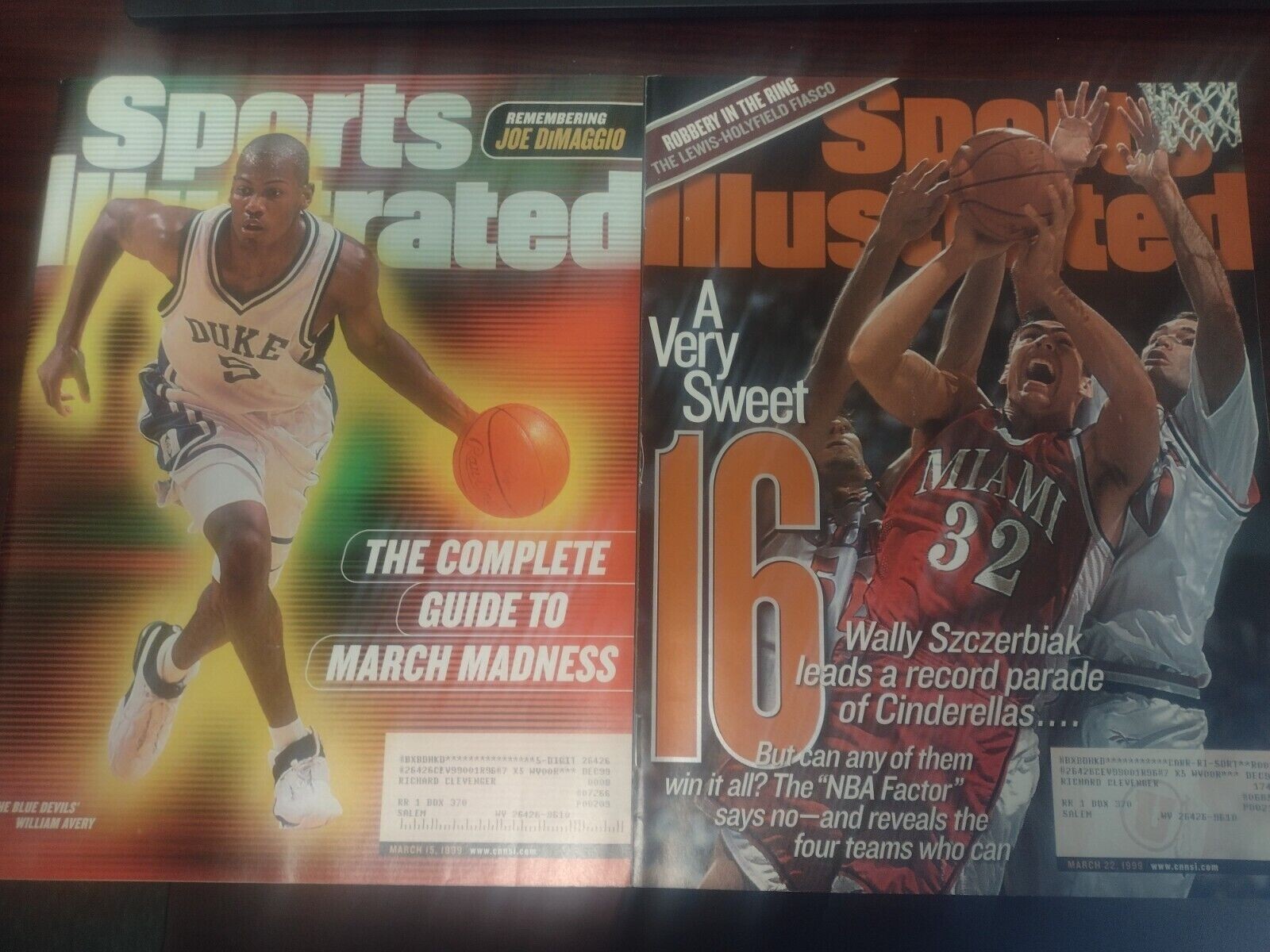 SPORTS ILLUSTRATED-MARCH 8, 1999 – DENNIS RODMAN – LA LAKERS