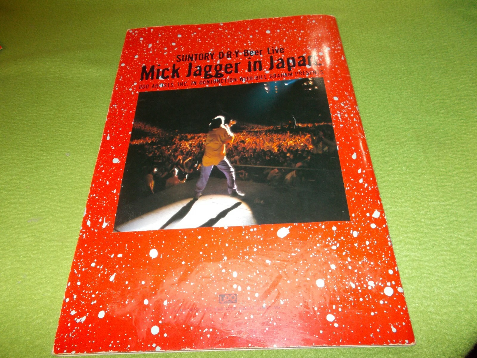 MICK JAGGER 1988 Japan TOUR PROGRAM Rolling Stones FREE SHIPPING