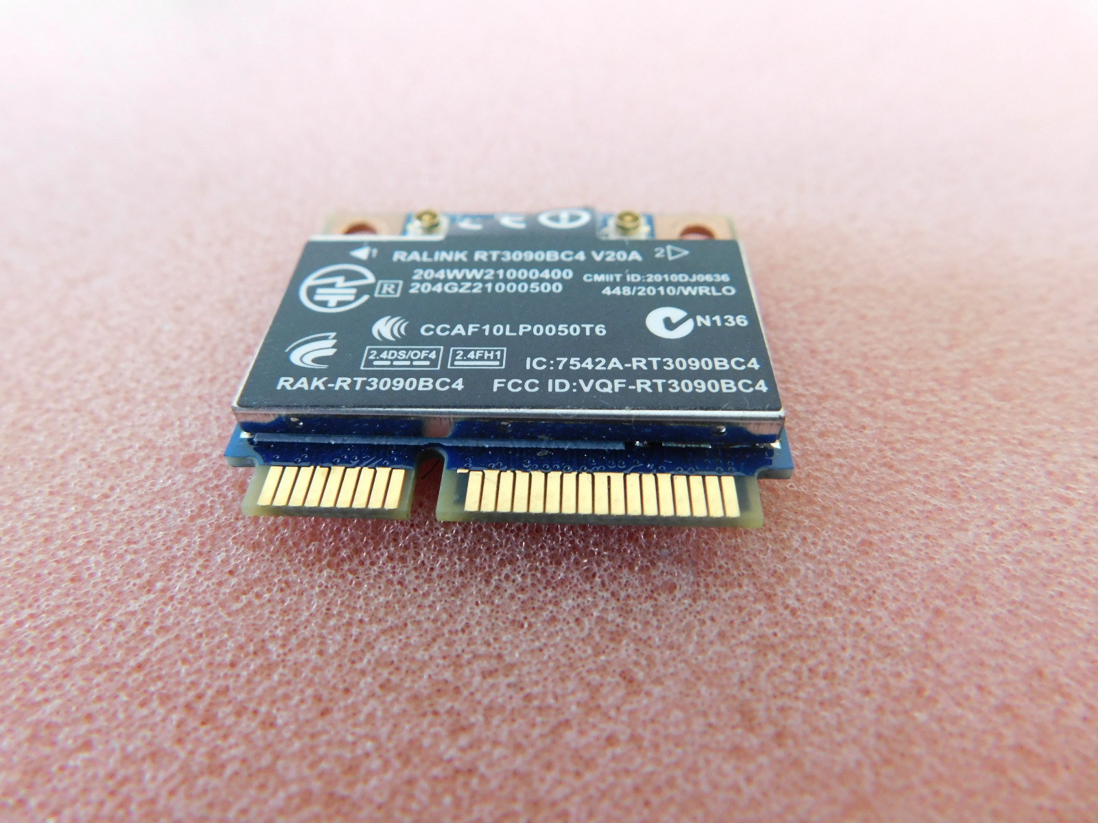 wifi card wireless card ralink rt3090bc4 v20a 602992-001 602639-001