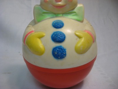 1977 Sanitoy, Inc. Wobble Clown Toy