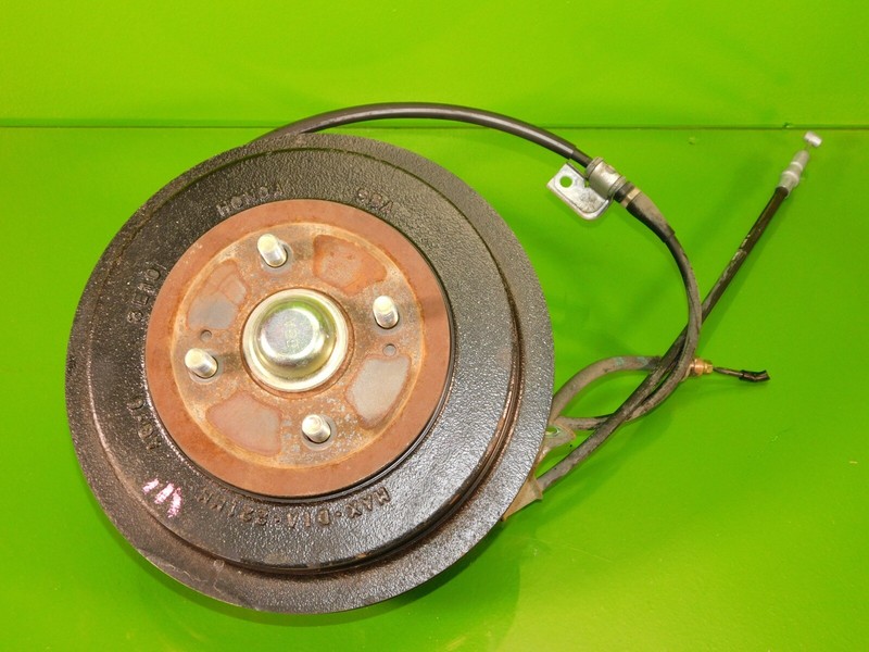 03-05 Civic hybrid OEM rear back driver left spindle hub knuckle + ebrake cable