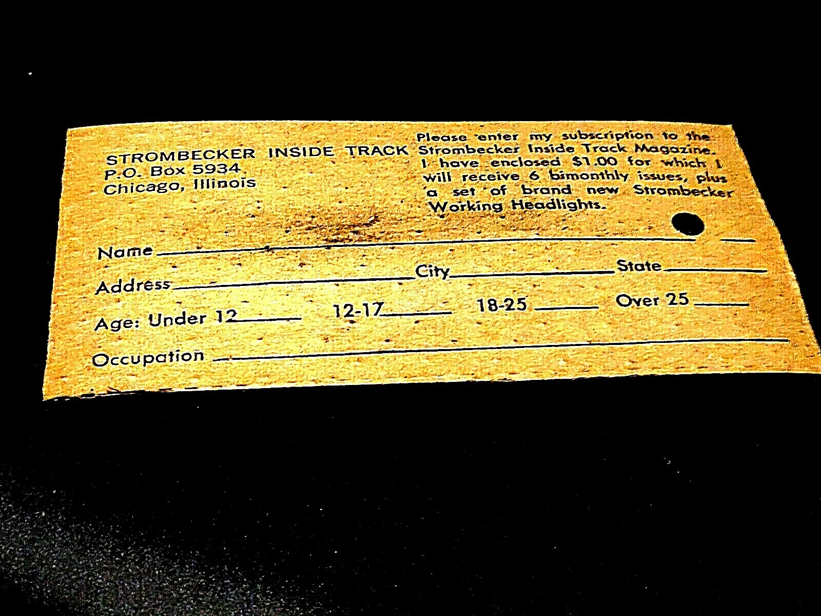 Strombecker Bevel Gear Set  3:1 ratio  No. 8426