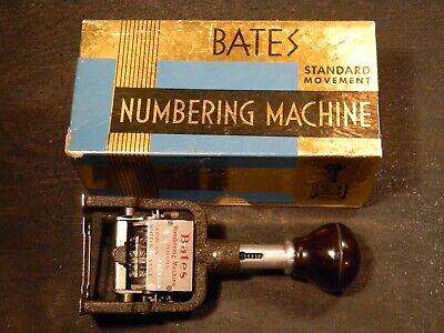 Bates Ready-Inked Pad for Multiple//Lever Movement Numbering Machine Black