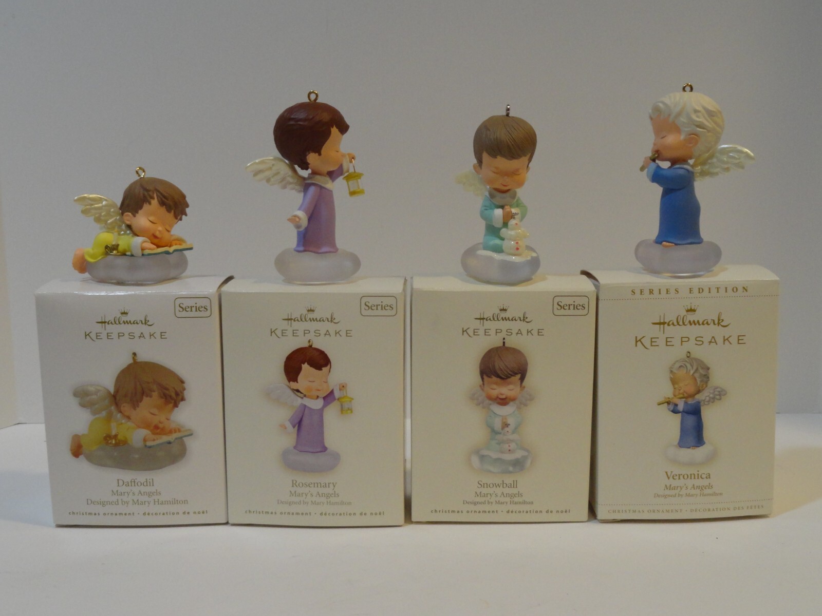 LOT OF 4 MARY'S ANGELS Hallmark KEEPSAKE ORNAMENTS QX8113