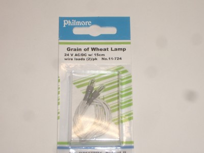 PHILMORE 11-724 24V AC/DC 4mm GRAIN OF WHEAT METER LIGHT LAMP INDICATOR 2/PK
