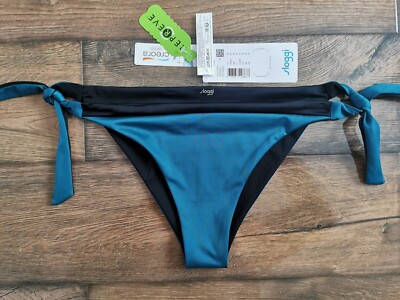 Sloggi Shore Kosrae Tanga Green Black Women's UK Size M BRAND NEW