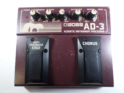 Boss AD-3 Acoustic Instrument Processor effects fx pedal Chorus Reverb