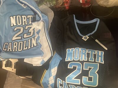 Throwback North Carolina #23 Jordan Basketball Jersey Adult