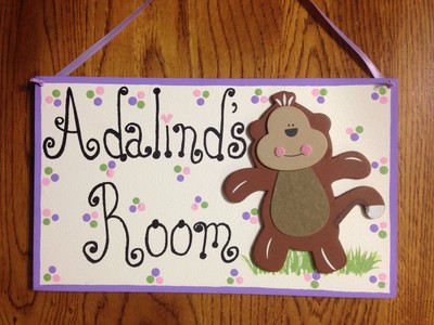 giraffe personalize room sign Jungle Boys Girls custom Polka dot Country Cuties