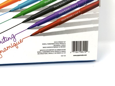 Paper Mate Flair Felt Tip Pens, Medium Point (0.7mm), Assorted Colors, 14 Count