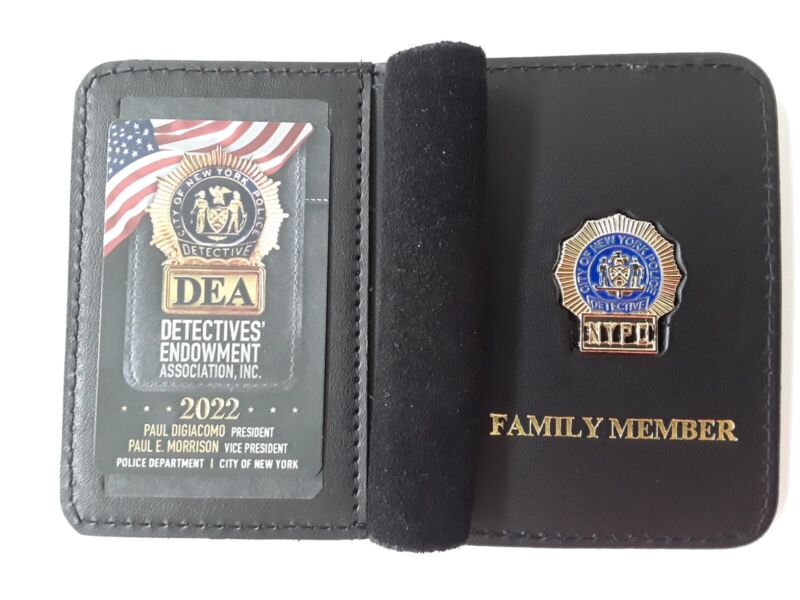 1 2022 DEA CARD WITH FAMILY MEMBER WALLET NOT PBA SBA CEA LBA CARD 