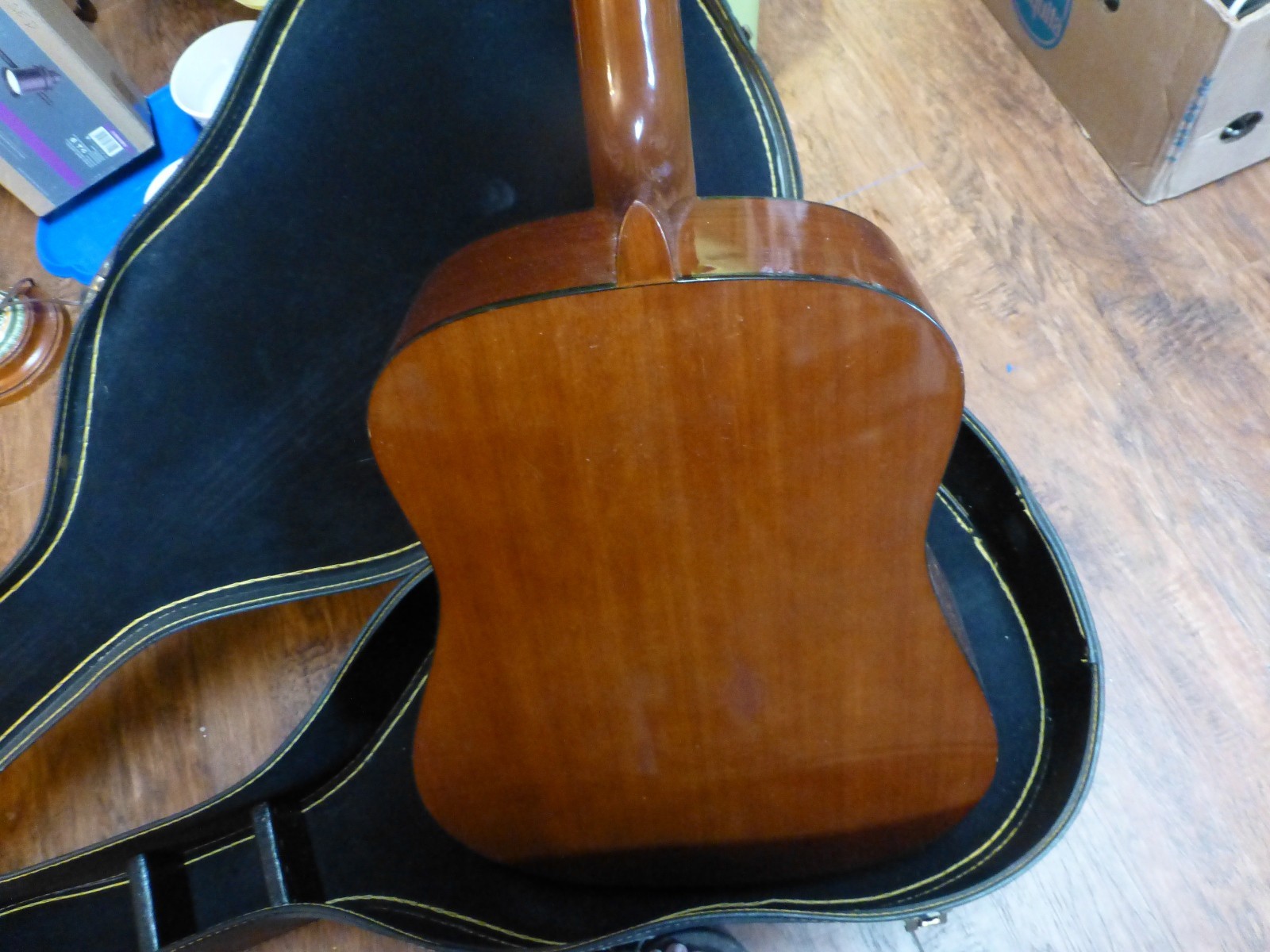 Vintage Harmony Acoustic Guitar with Case and Strings