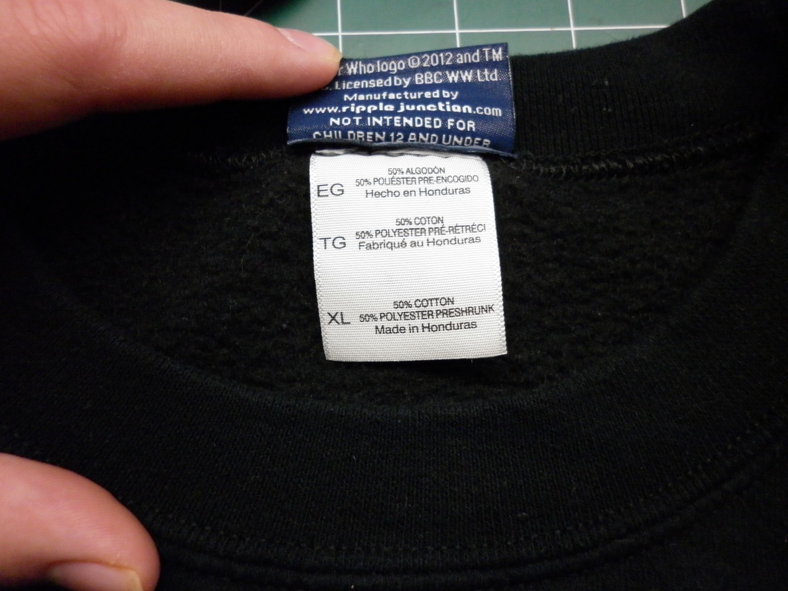 Doctor Who XL sweater