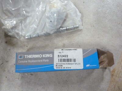 THERMO KING 512422 AC Fitting Straight Splice G6 For TK 2000 #6 Hose