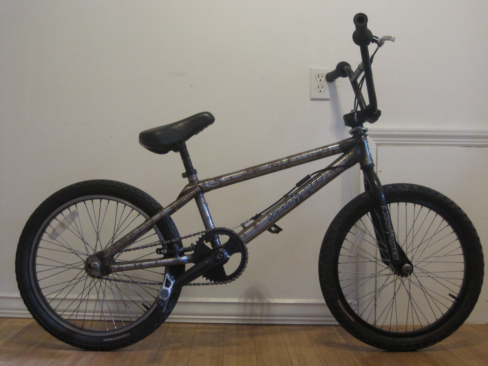 Haro Ryan Nyquist R1 raw color 20" bmx freestyle flatland bike old mid school
