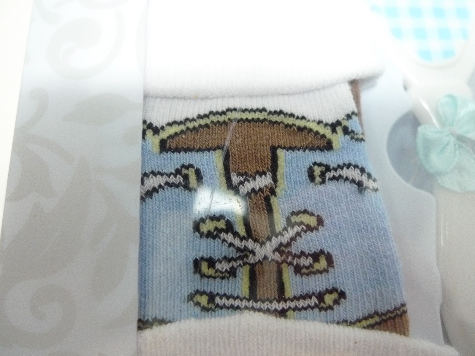 Stephan Baby Boy Soft Bristle Brush Comb Sock Gift Set New