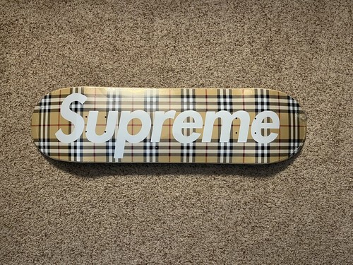 Supreme - Supreme /Burberry Skateboard ベージュ Beige Supreme Burberry Skateboard Deck Beige - SS22 - US