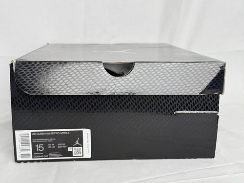 JORDAN NIKE AIR JORDAN 11 XI RETRO LOW SNAKESKIN LIGHT BONE SIZE 15 2019 CD6846-002