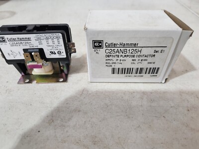 Cutler-Hammer C25ANB125H Definite Purpose Contactor