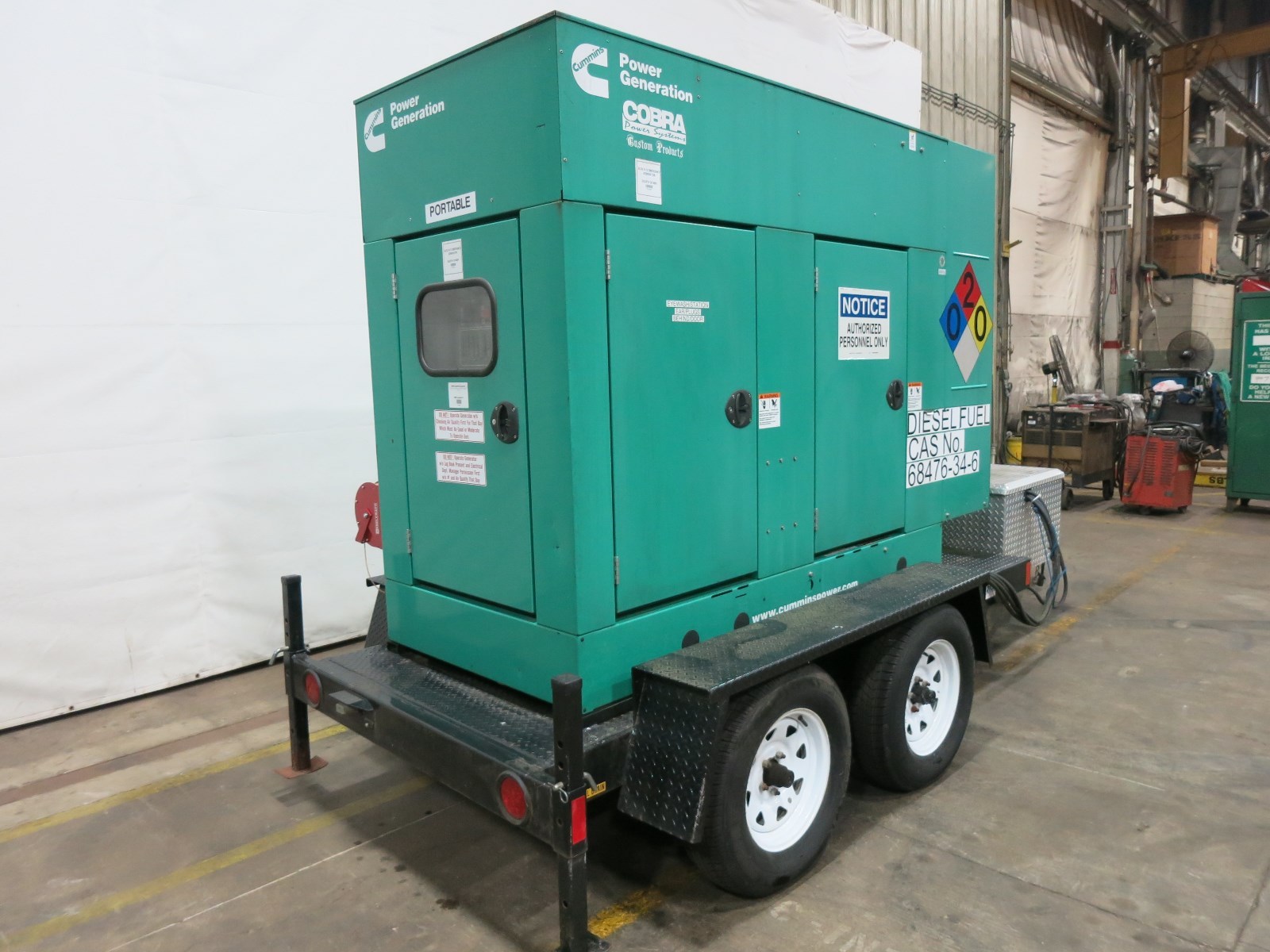 Cummins 80 kW Rental Grade Diesel Generator, EPA Tier 3, 106 Hrs - CSDG # 2322
