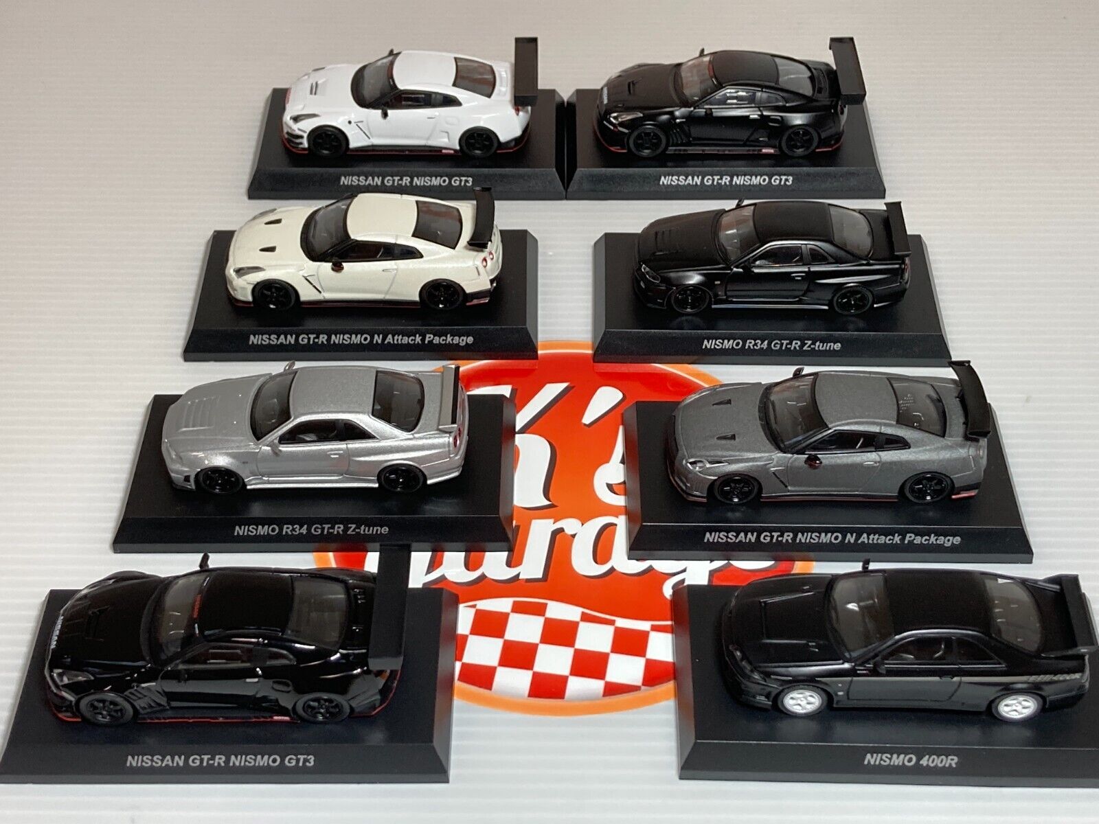 Kyosho 1/64 GT-R Nismo Minicar Collection Nismo R34 R35 400R Kyosho 1/64 GT-R Nismo Minicar Collection Nismo R34 R35 400R