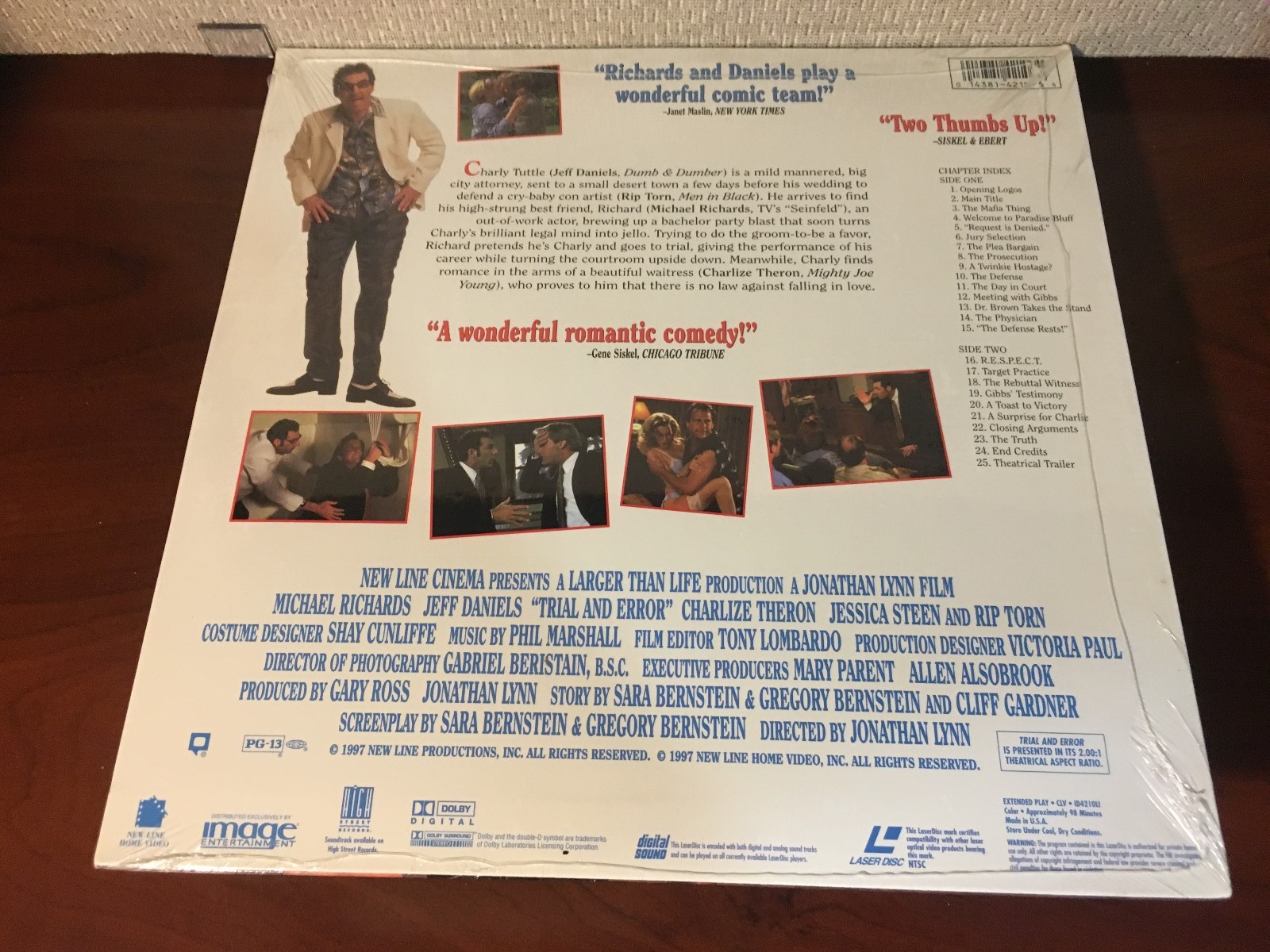 Laserdisc TRIAL AND ERROR 1997 CharlizeTherone Widescreen NEW SEALED UNOPENED #2