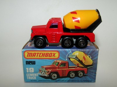 matchbox no 19 cement truck