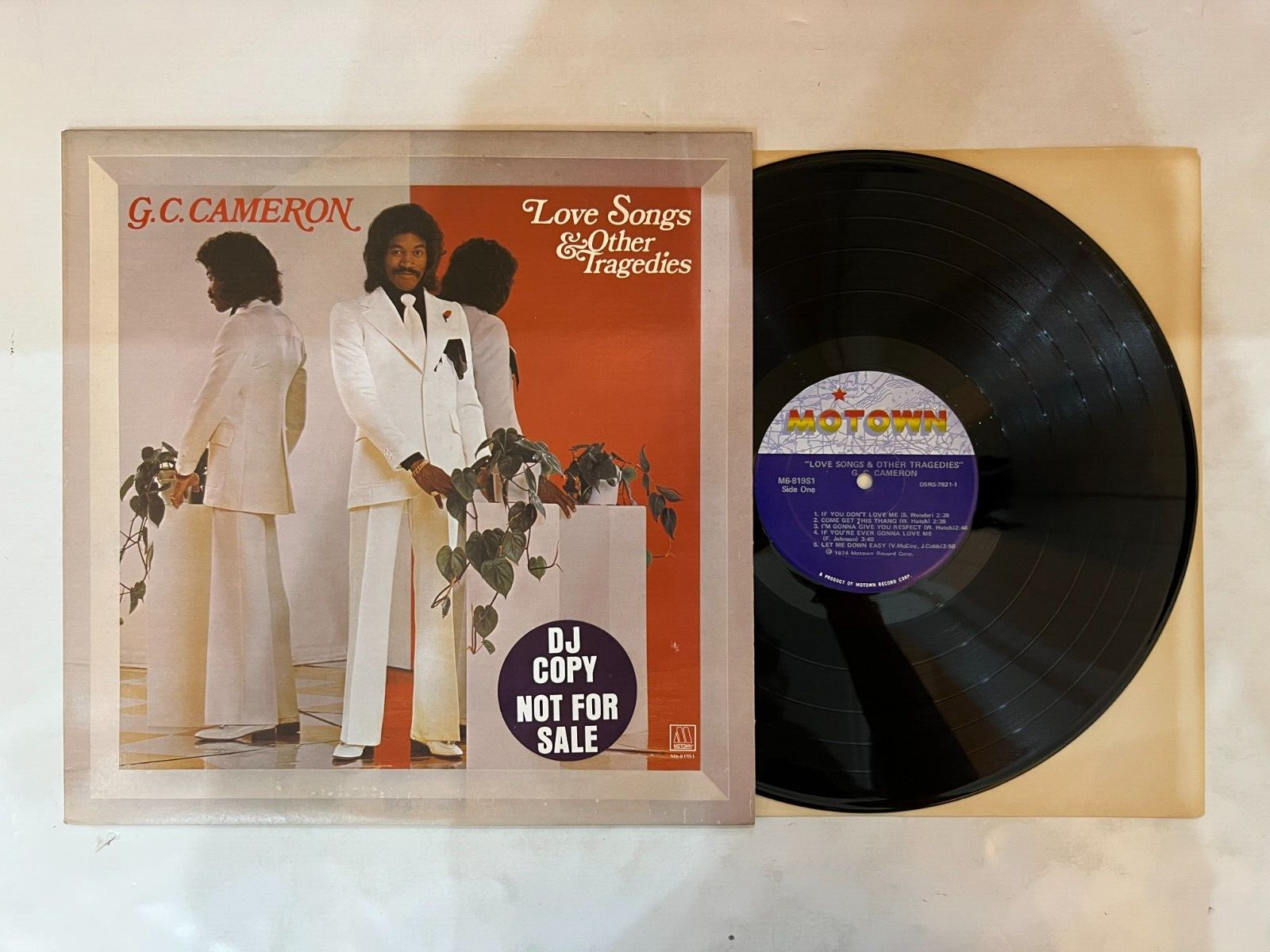 G.C. Cameron – Love Songs & Other Tragedies LP- Motown – M6