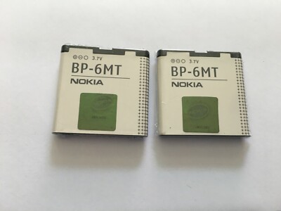 2PCS NEW OEM NOKIA BP-6MT BP6MT E51 N81 N82 6350 Mural 6750 1050mAh  Battery