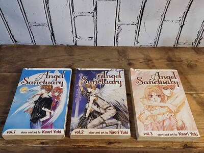 Angel Sanctuary Manga Set Vol 1-3 Kaori Yuki English Viz Media Shojo Bundle
