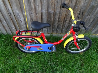 PUKY Z8 16' Kids/Children Red/Yellow Bike Age 5+ In Good Condition